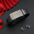 Classic Black Crocodile Leather Belt CC4DE3693J01
